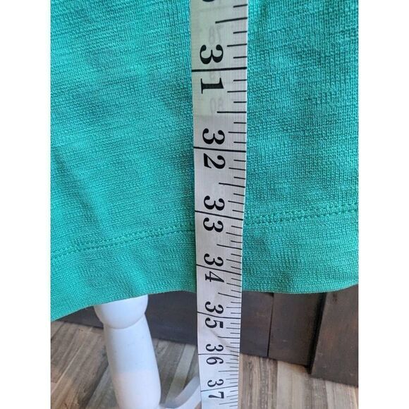 J. Crew Mini Camille Dress Women's Size Medium Green A-Line Sleeveless Cotton - Picture 8 of 10